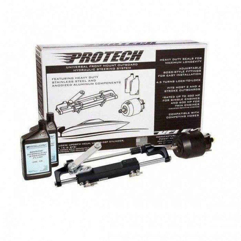 Front Mount Outboard Hydraulic Steering System | Uflex PROTECH 2.1